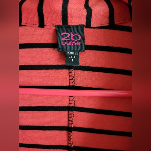 2B bebe Striped Blazer - Picture 2 of 9